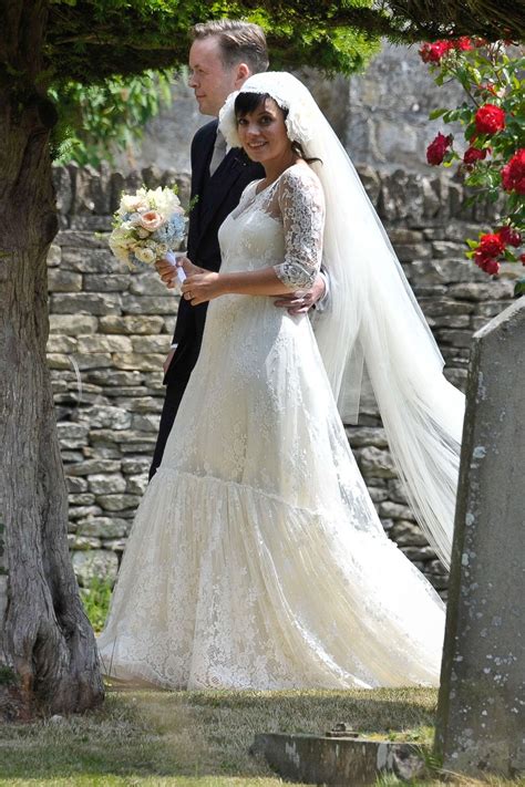 lily allen wedding dress dior|lily allen dior dress.